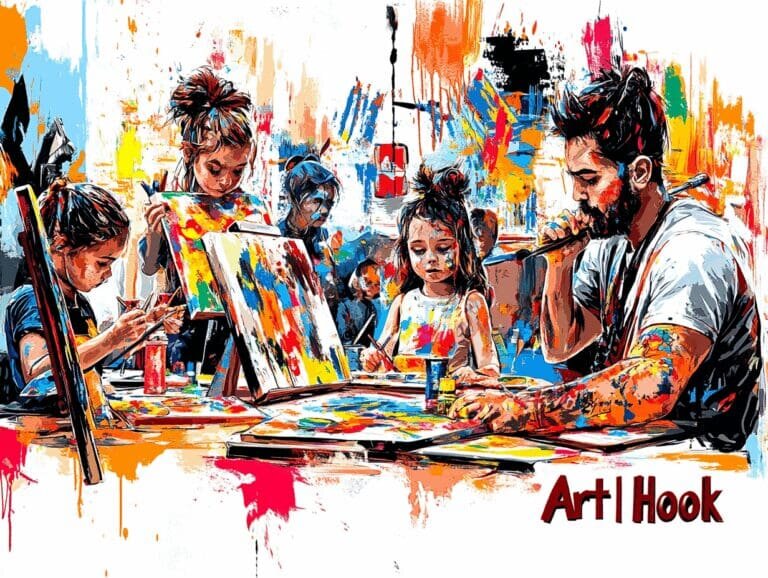    Мастер-класс по рисованию на дне рождения ребенка: создайте незабываемое приключение и развивайте творческий потенциал вашего малыша Art-Hook.Ru