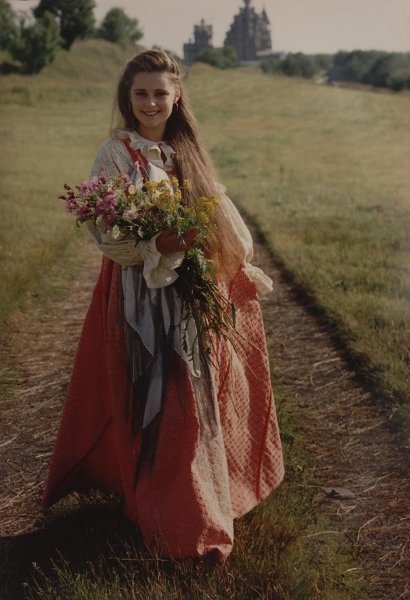 «Татьянин день». Валерий Шустов, 1991 год, Карельская АССР, о. Кижи, МАММ/МДФ.
