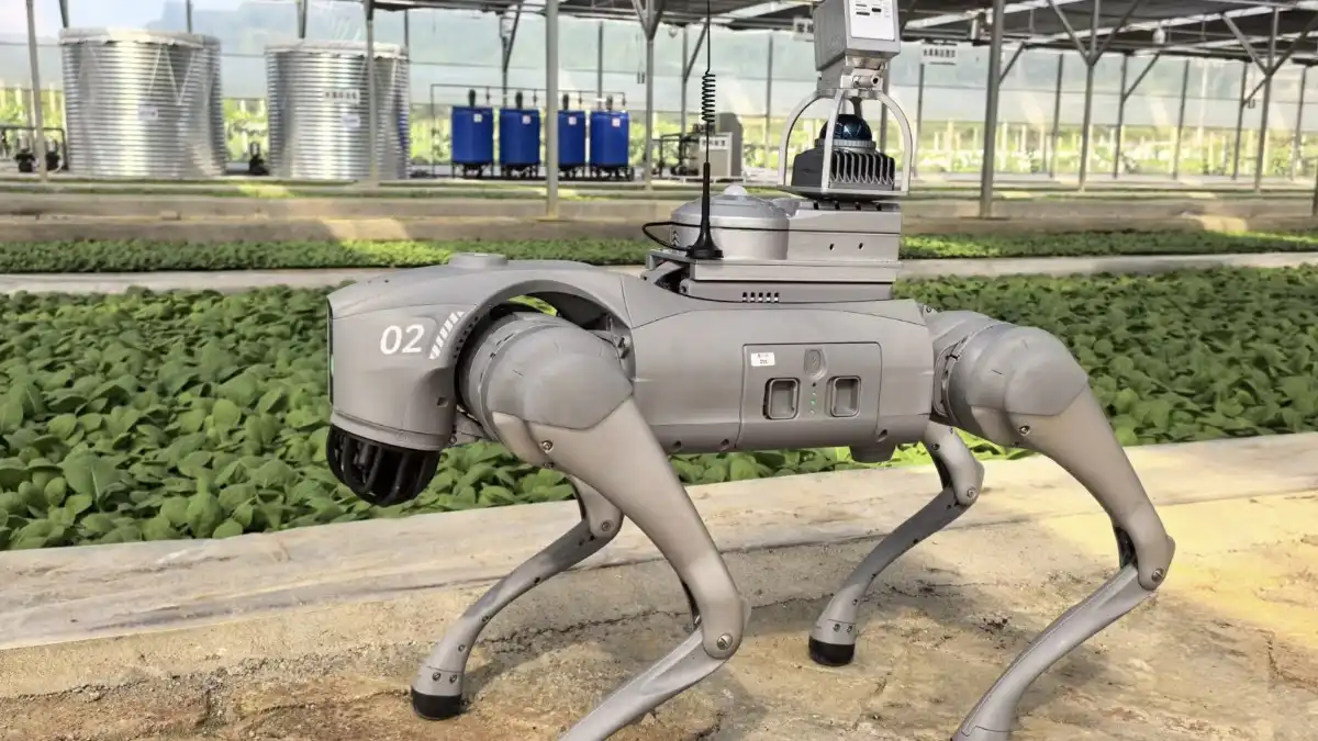 Фото: unitree.com / Unitree RoboticsРобот-собака Go2 от компании Unitree Robotics для применения в АПК