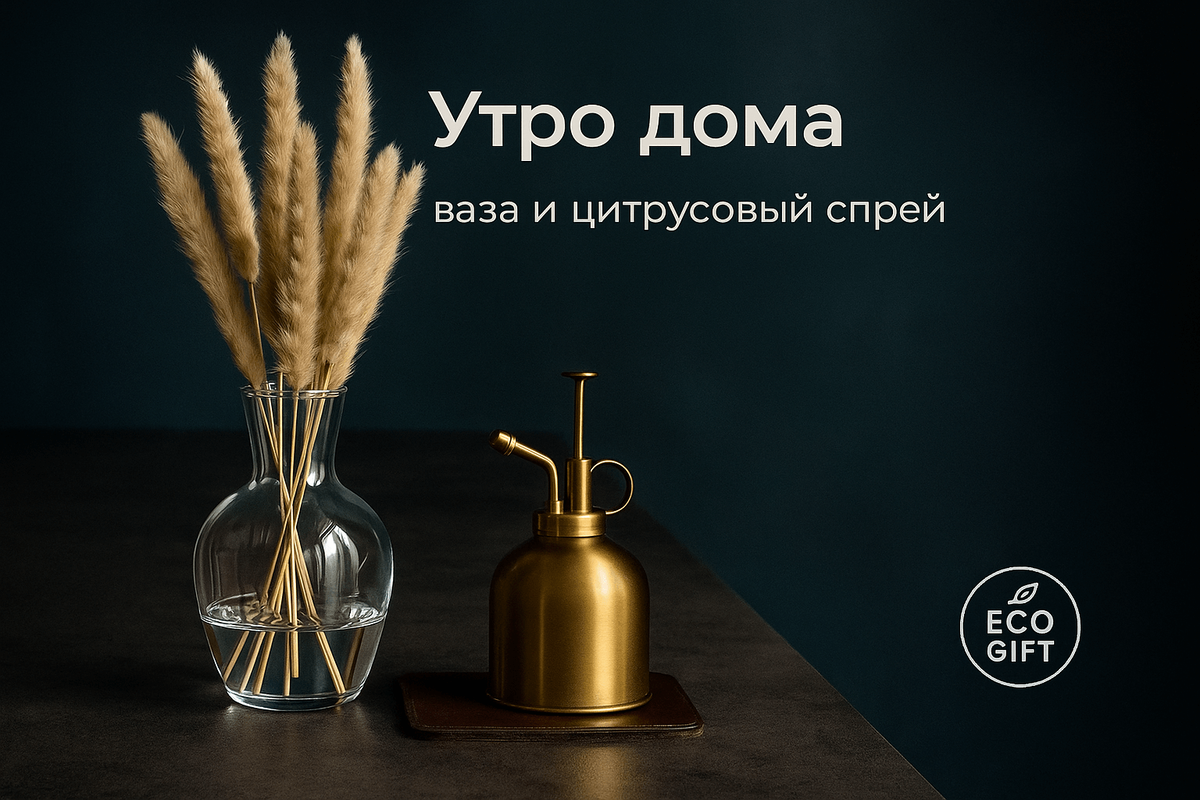    Как создать «утренний островок» для хорошего дня: ваза и цитрусовый спрей Марина Погодина