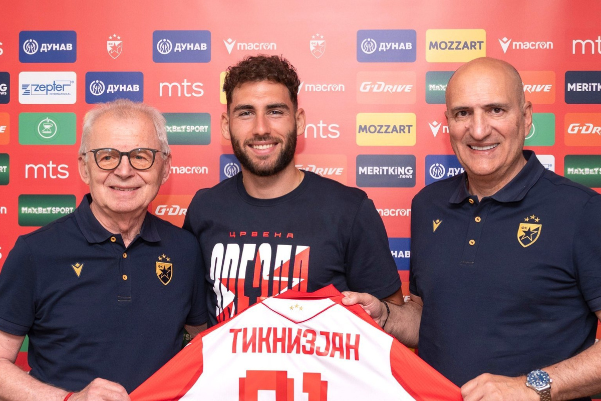 Наир Тикнизян — «Црвена Звезда», Сербия. Фото из открытых источников сети Интернета (Яндекс - картинки)