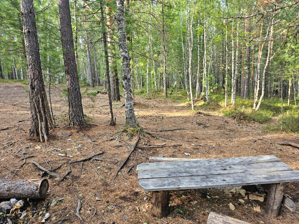 Место заброски - старт пешего маршрута