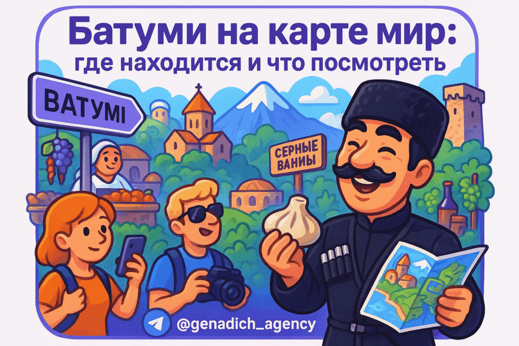    Батуми на карте мира: где находится и что посмотреть genadich