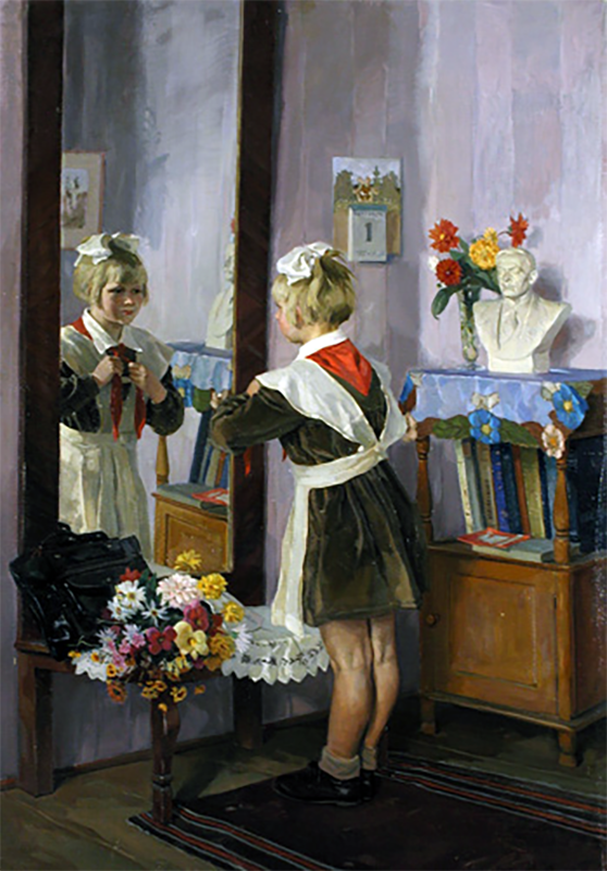 Анатолий Волков. 1 сентября, 1951. Частная коллекция