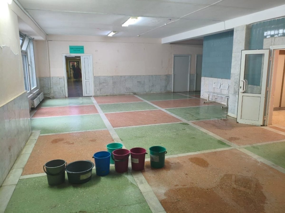    Как рассказали в НОДКБ, это случилось в неотремонтированном корпусе