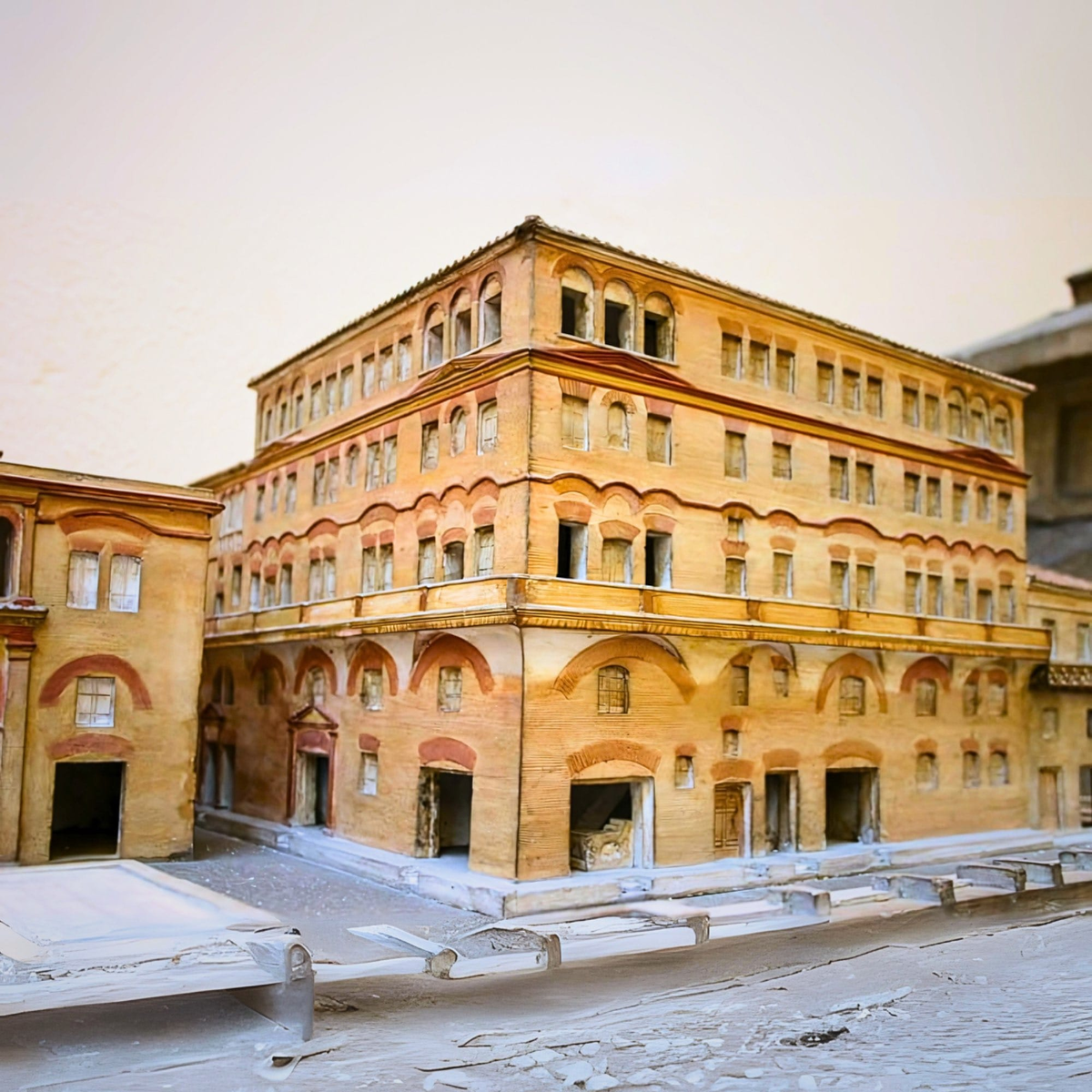 Инсула — древнеримский многоэтажный жилой дом с комнатами и квартирами, предназначенными для сдачи внаем. Фото: Hiro-o, CC BY-SA 1.0