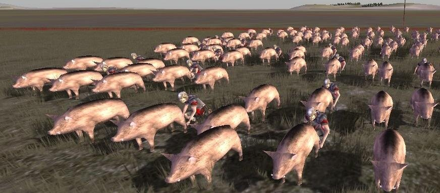 Римские боевые свиньи в игре Total War: Rome II