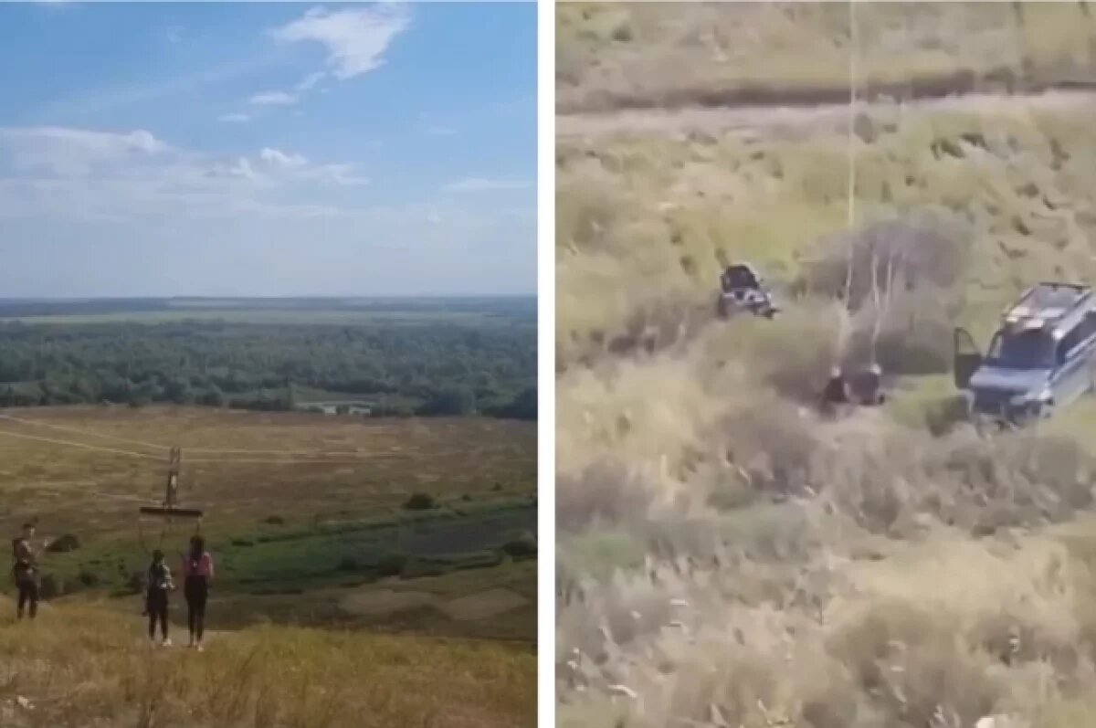    За несколько минут до трагедии погибшие попали в кадр очевидцев.