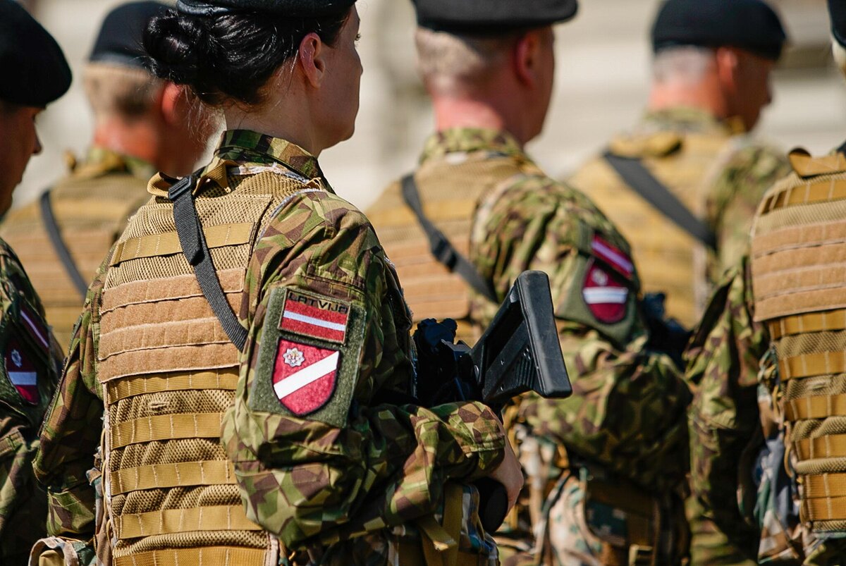 Члены Земессардзе (народного ополчения) в Латвии © Sputnik