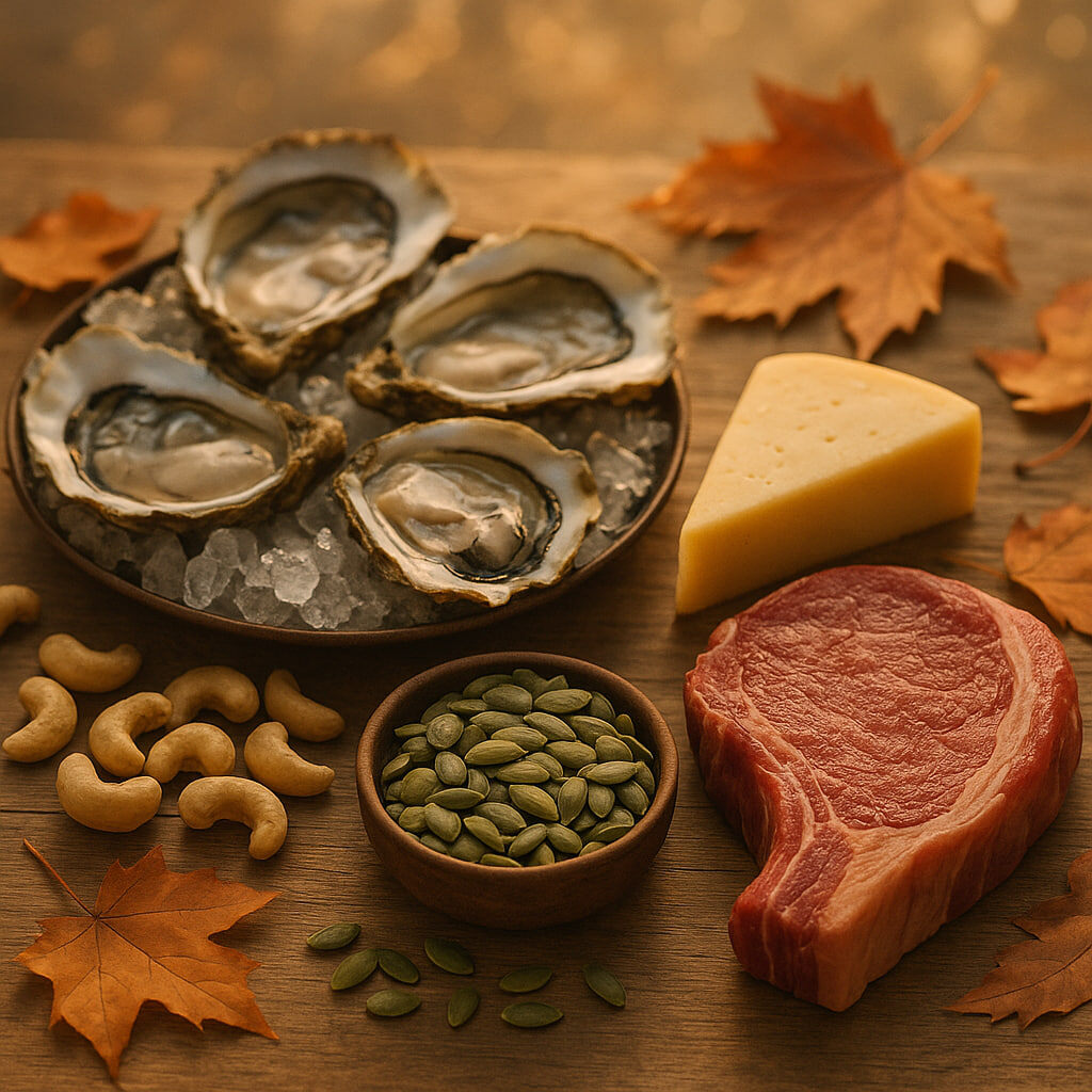 Топ-продукты с высоким содержанием цинка