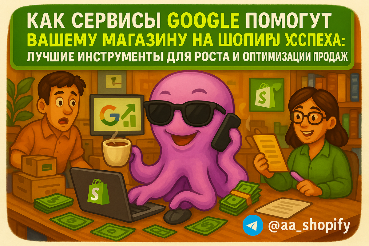    Как сервисы Google помогут вашему магазину на Шопифай достичь успеха: лучшие инструменты для роста и оптимизации продаж aa_ecom
