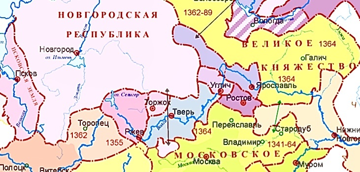 Карта 1389 года