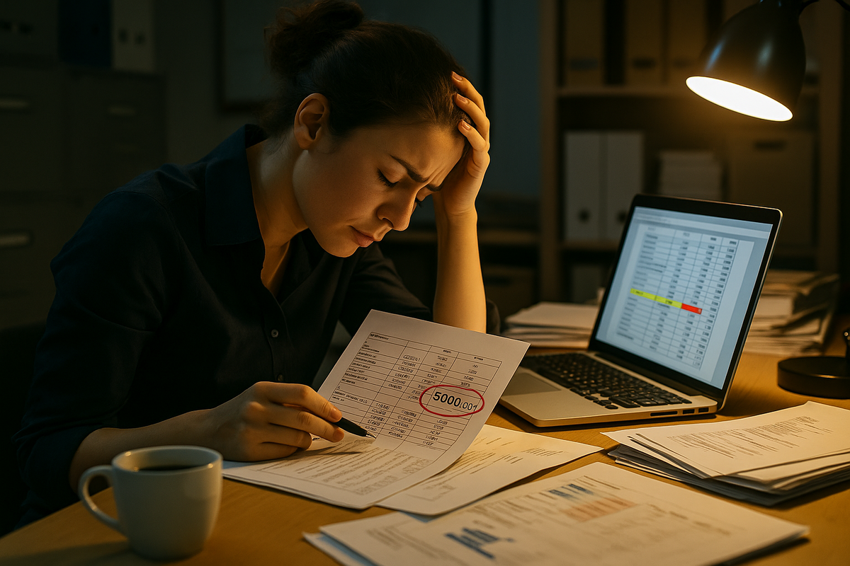 Когда акт сверки показывает порядок, но ошибка уже в документе