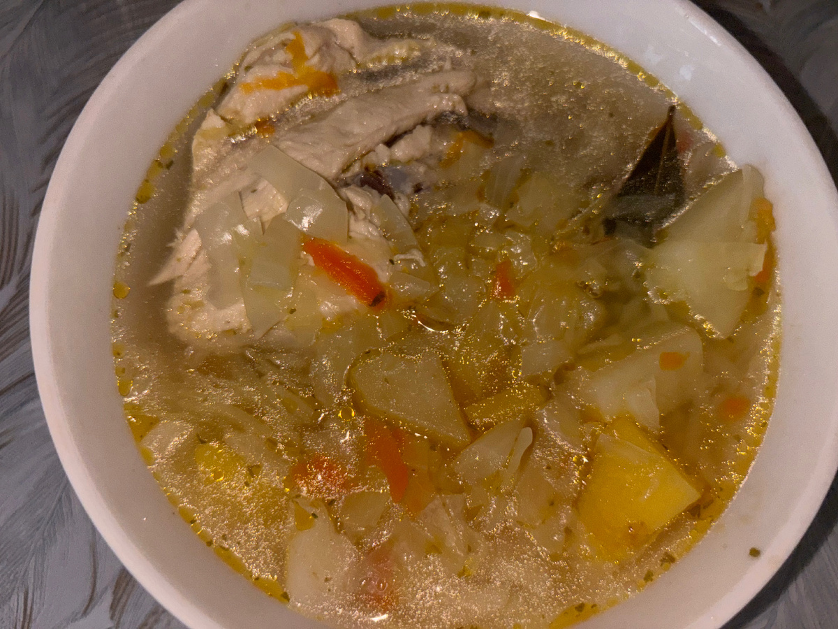 Готовый суп