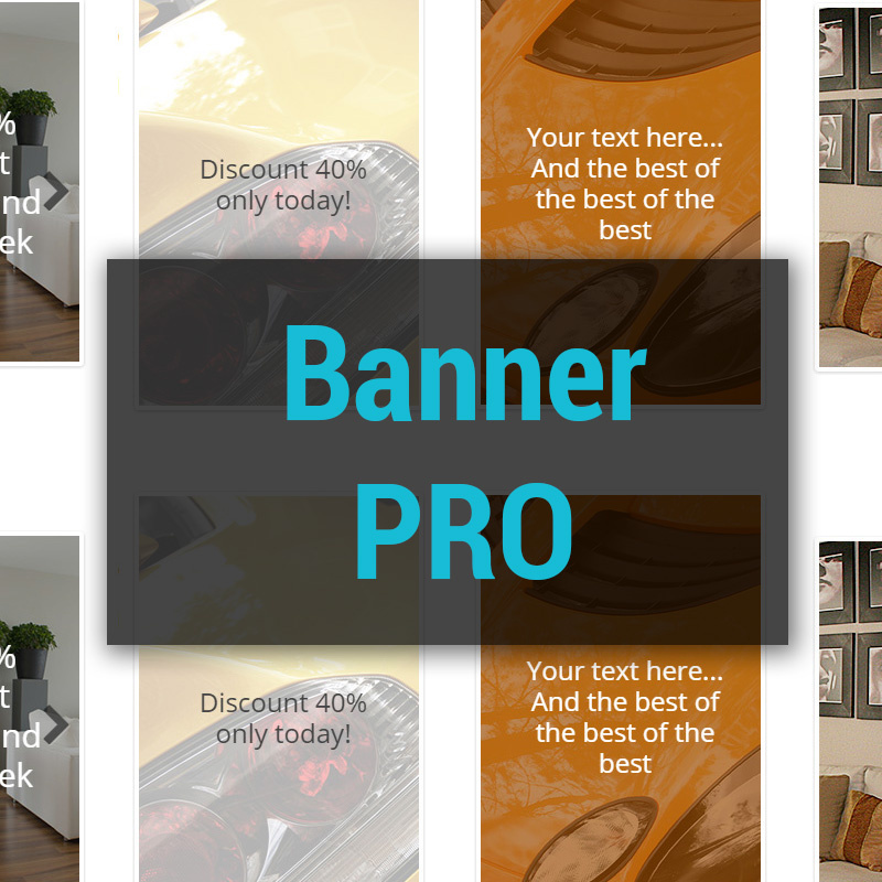    Эффективные баннеры и слайдшоу от Banner PRO