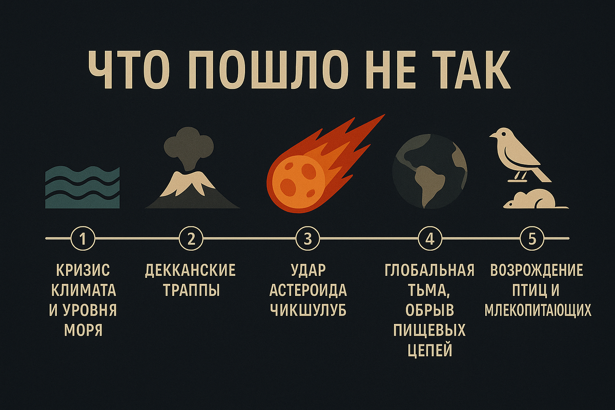Когда рай стал адом: что на самом деле погубило динозавров