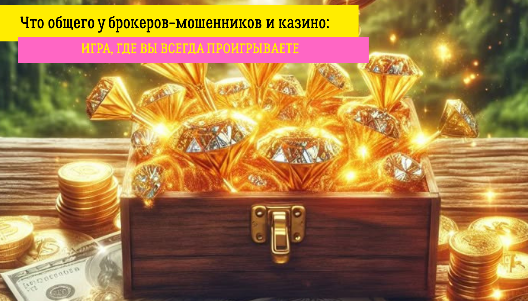 Что общего у брокеров-мошенников и казино: игра, где вы всегда проигрываете
