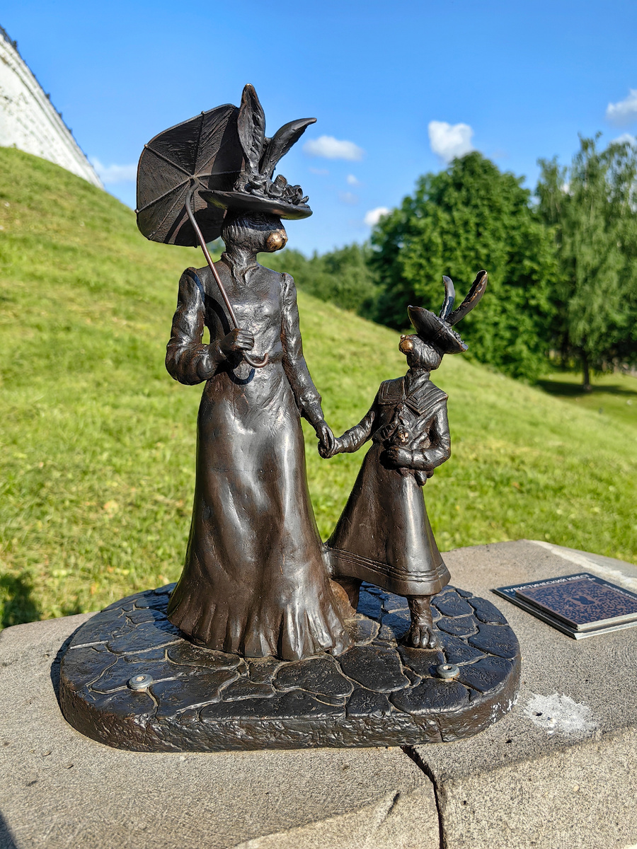 Зайчиха - Благородная дама с дочерью