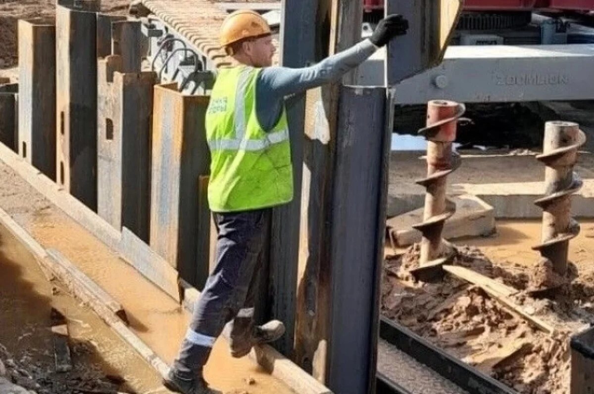    Строительная площадка полностью готова к реализации проекта.