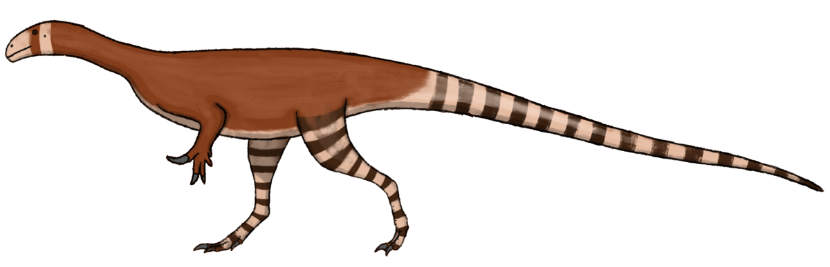 Текодонтозавр, иллюстрация.