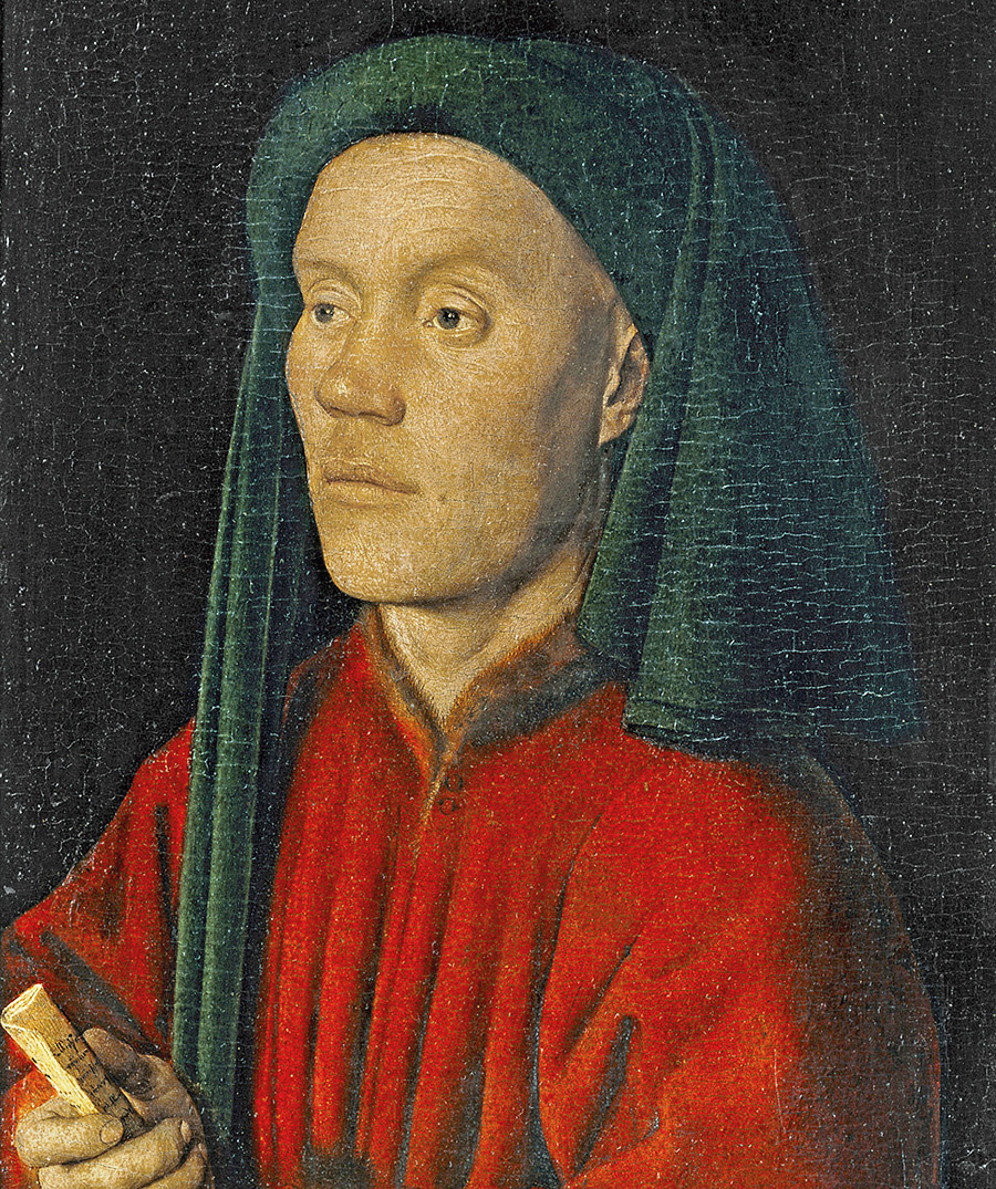 На этом портрете кисти фламандского художника Яна ван Эйка, около 1432 года, Гийом Дюфаи, как полагают, был изображен в возрасте около тридцати лет.