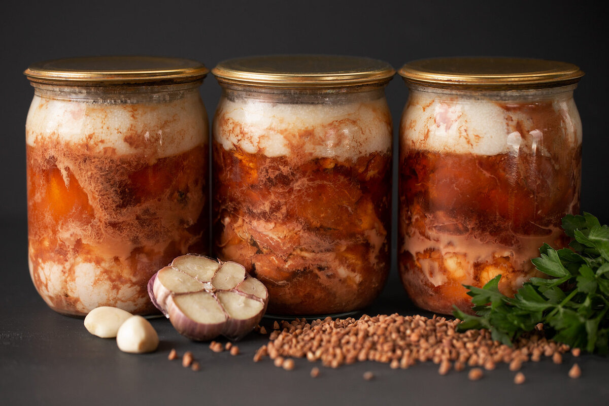 Домашняя тушёнка из свинины