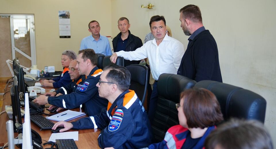    Андрей Воробьев проверил работу диспетчерского центра «Мытищинской теплосети» / Медиасток.рф