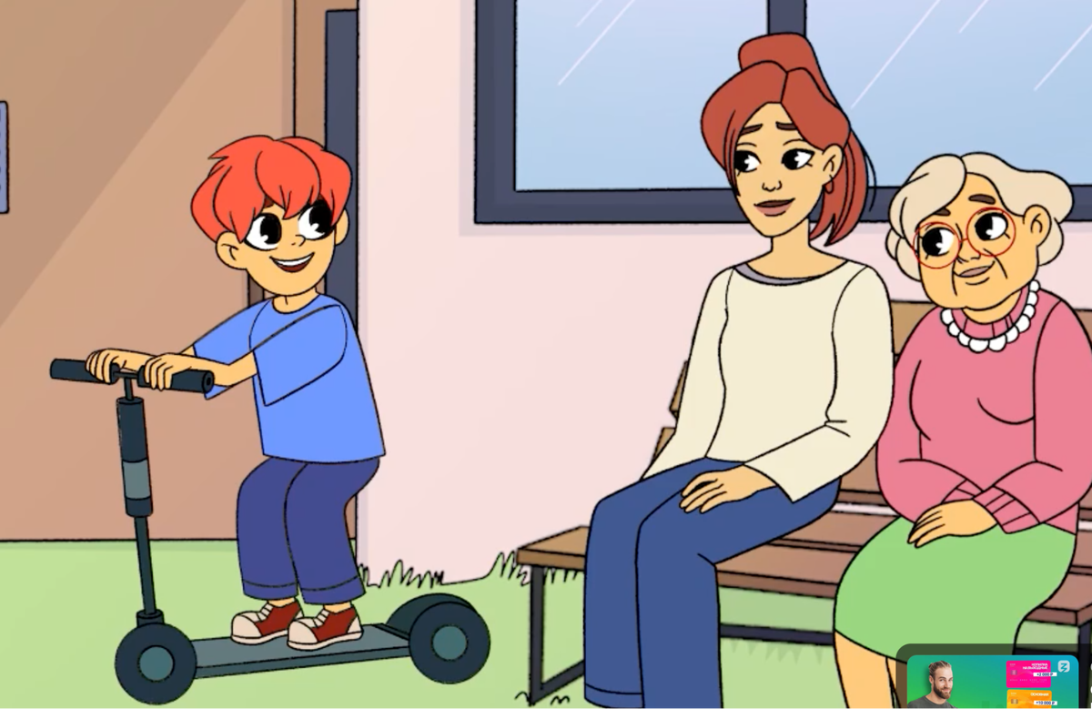 Следуя советам пернатых друзей и своей семьи, Петя получает долгожданный самокат. (Источник: https://fincult.info)