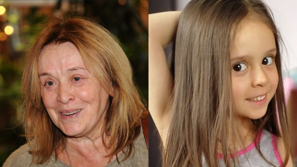 Маргарита Терехова и её внучка