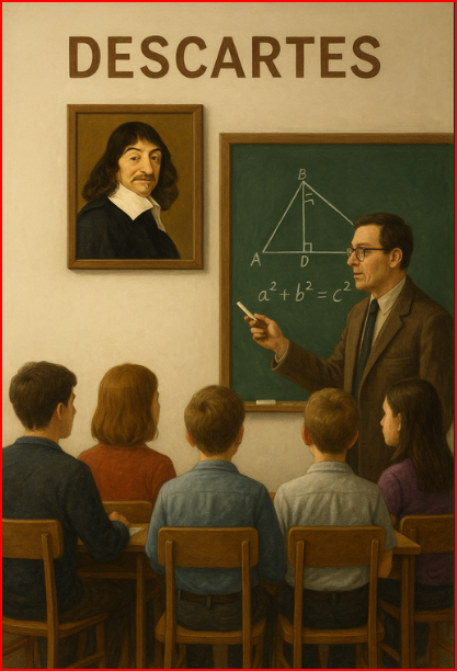 о том, как школа учила нас не столько знаниям, сколько самому жесту мышления: держать паузу, строить свои доказательства и не прятаться за пересказ. Это опыт поколения, для которого позор за чужую мысль был хуже ошибки, и который до сих пор несёт в себе геометрию как каркас мысли.