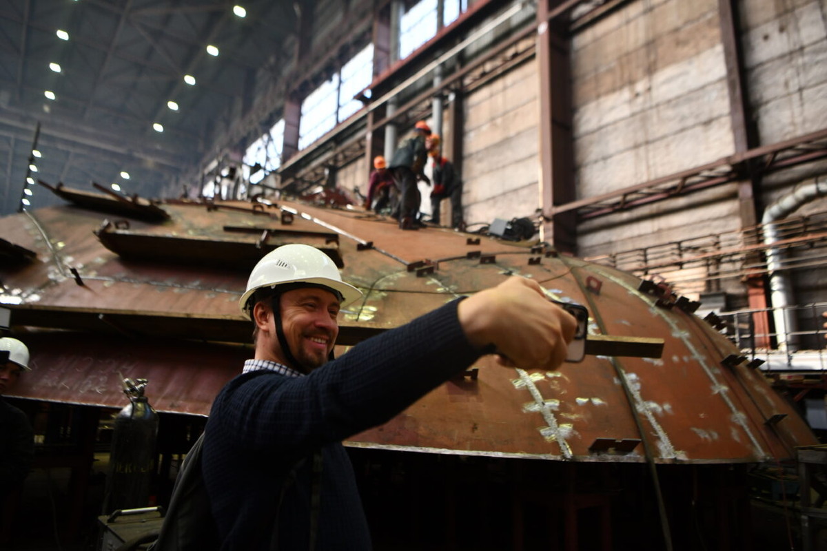    Корпусный цех Онежского судостроительно-судоремонтного завода. Фото: "Республика" / Лилия Кончакова