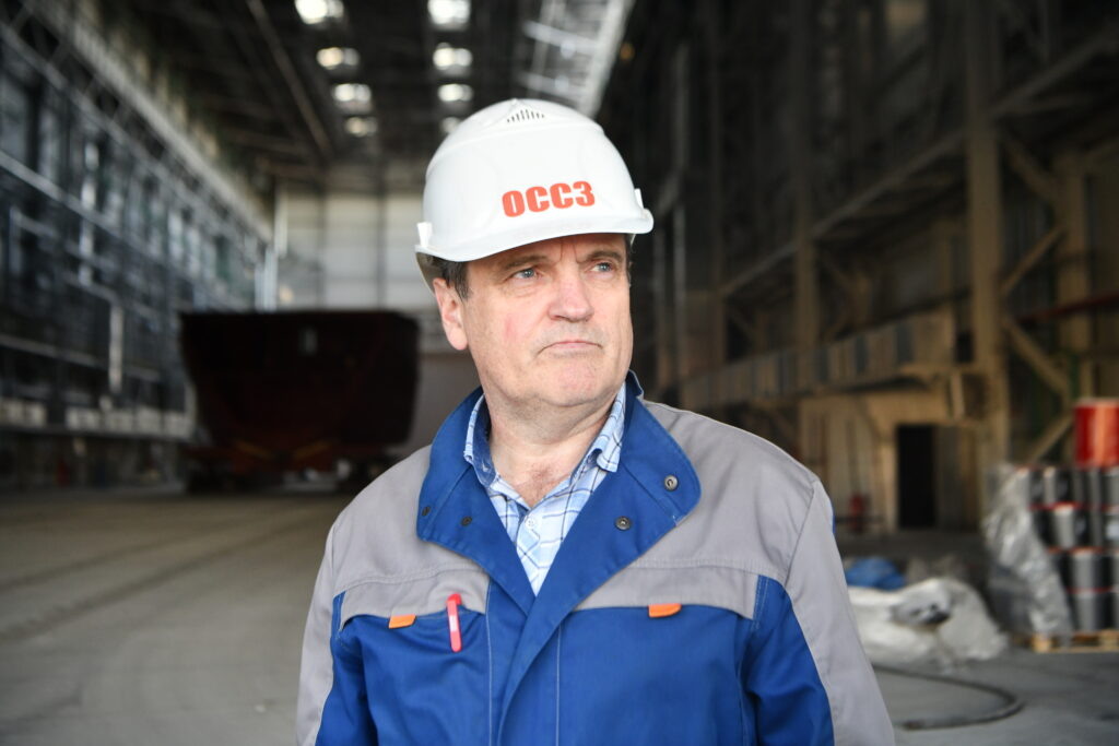    Вадим Фатов, технический директор АО «ОССЗ». Фото: «Республика» / Лилия Кончакова
