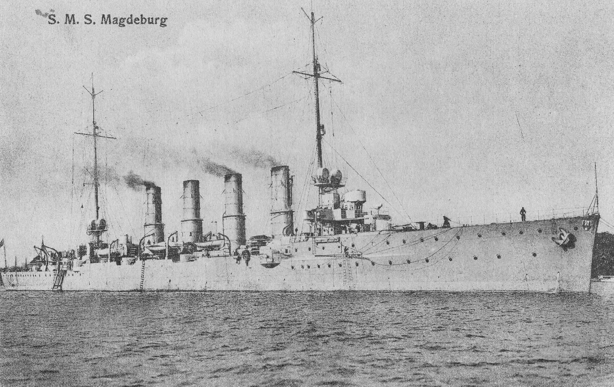 Лёгкий крейсер «Магдебург».