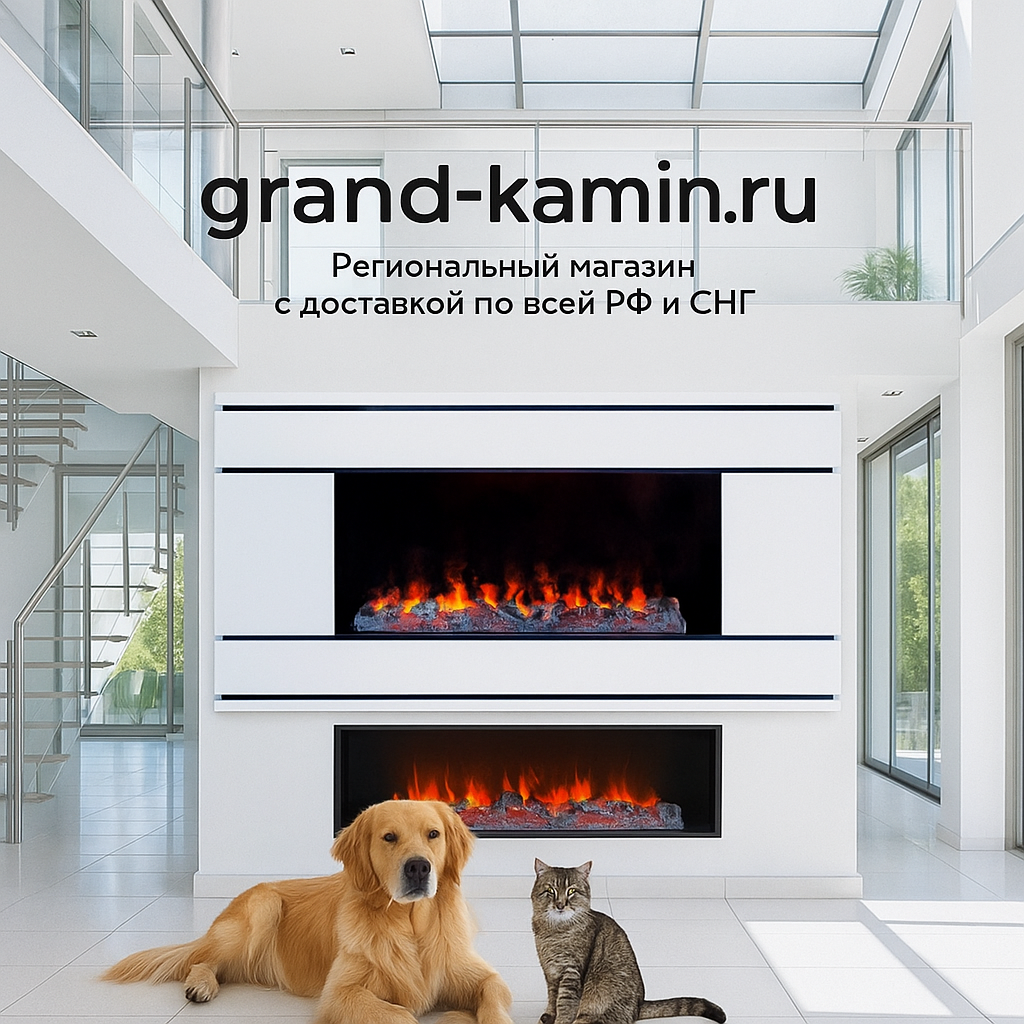    Создайте незабываемую атмосферу тепла и уюта с электрическим камином Vega: 3D эффект, умный контроль и стильный дизайн для вашего дома Kamin