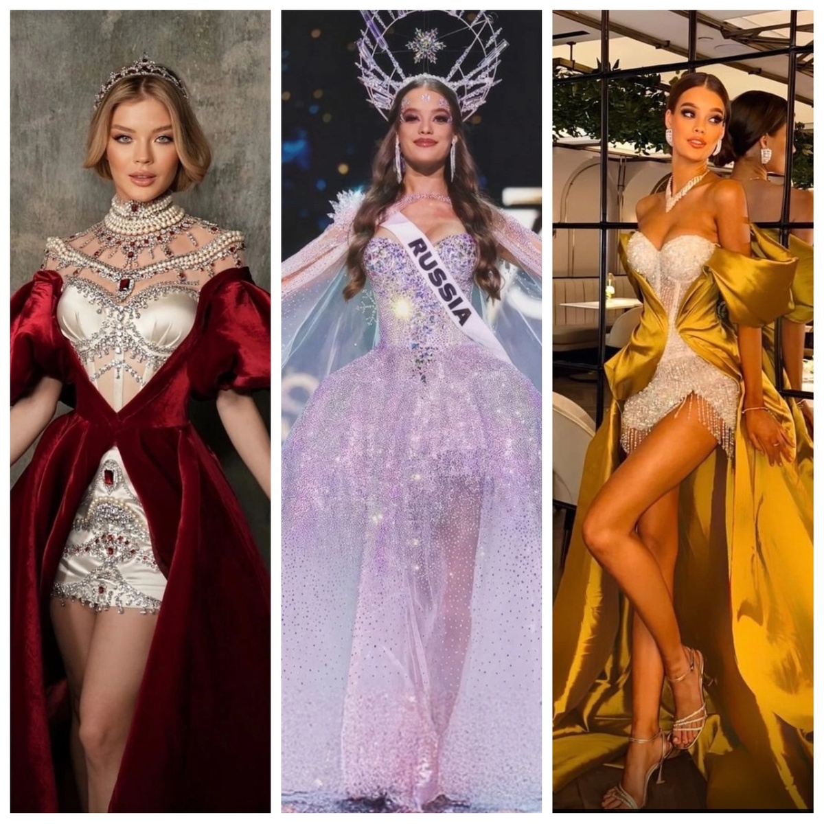 Платье "Корона  Российской Империи" модельер Ольга Малярова 