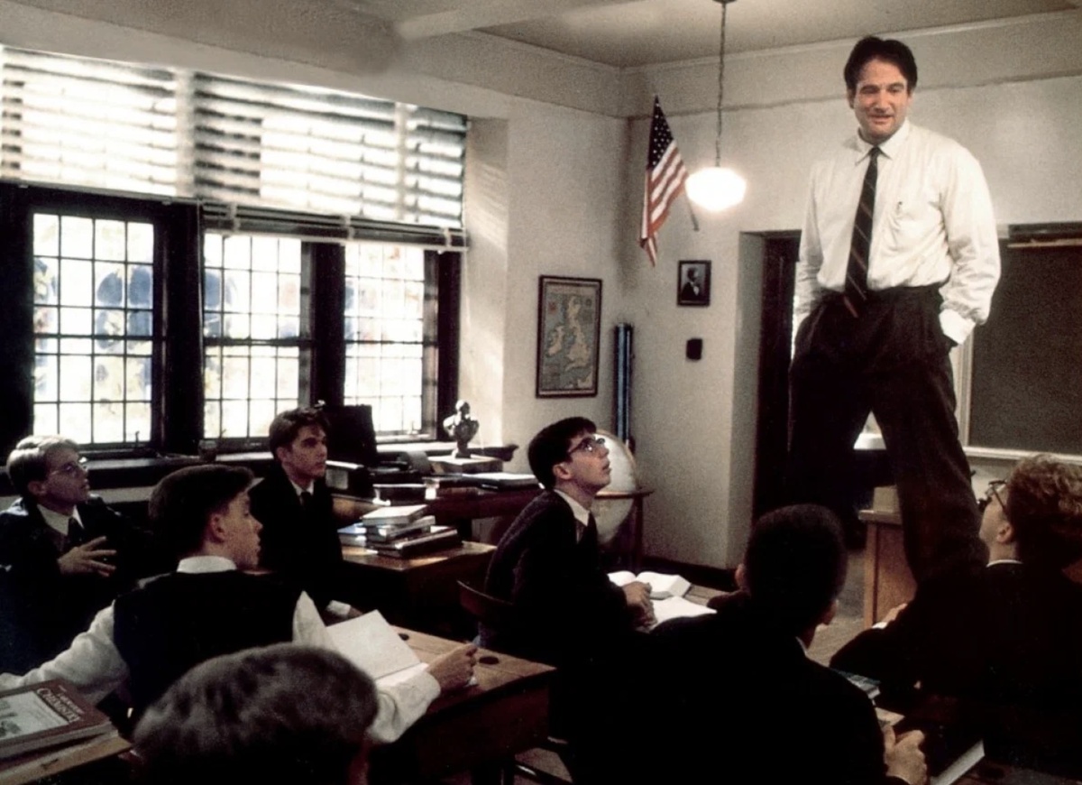 A Steven Haft Production📷Кадр из фильма «Общество мертвых поэтов»