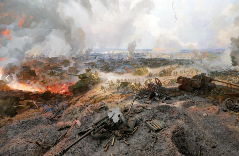 Диорама «Курская битва». Н.С. Присекин — народный художник РФ.