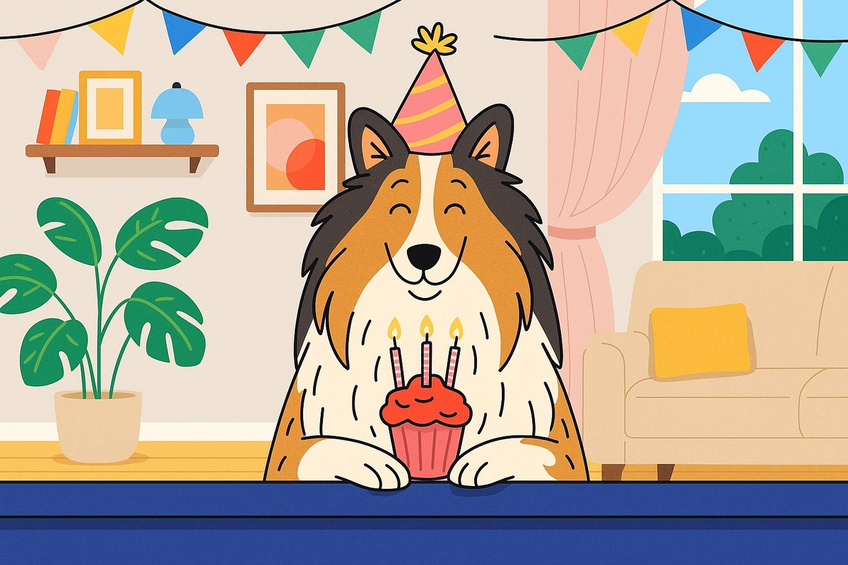Как отметить день рождения собаки с пользой