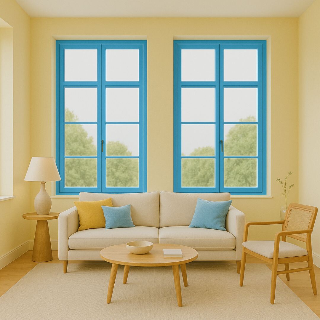 Влияние цвета окон на интерьер
