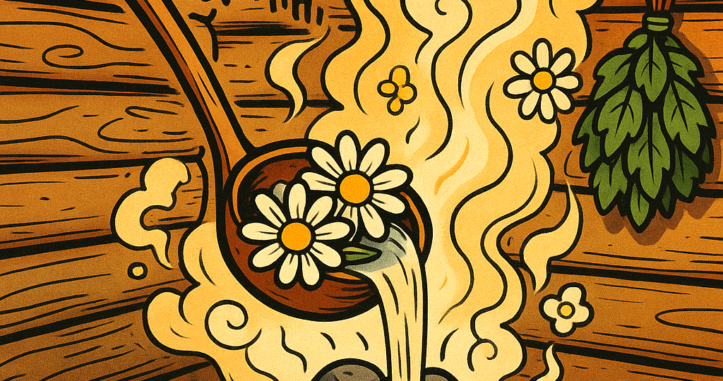 Ромашковый пар. Аромат спокойствия.