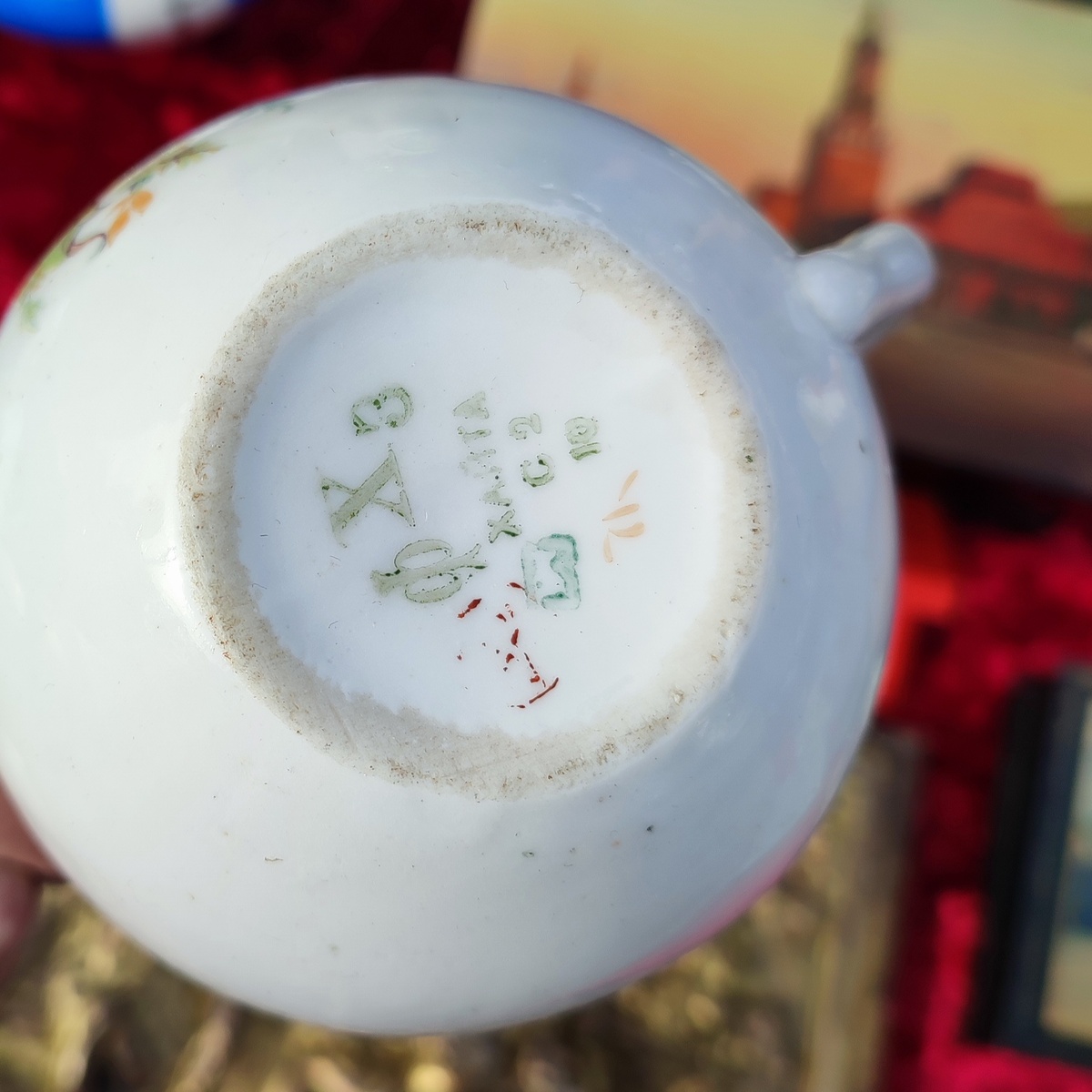 Сливочник с клеймом конца 40-х - середины 50-х