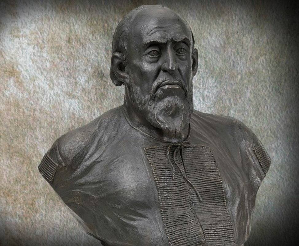 Скульптурный портрет Ивана Грозного. Реконструкция по черепу, выполненная антропологом Михаилом Герасимовым, в 1963 году