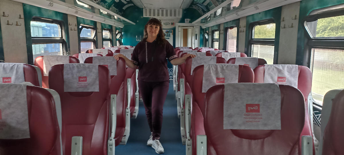 Успела сделать фото, пока поссажиры не зашли