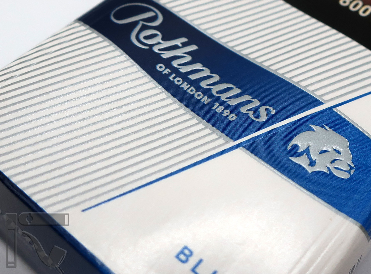 Дубль на сигареты Rothmans Blue. Фото: © канал "Уголок Курильщика"