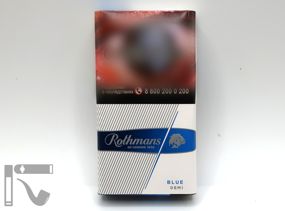 Дубль на сигареты Rothmans Blue. Фото: © канал "Уголок Курильщика"