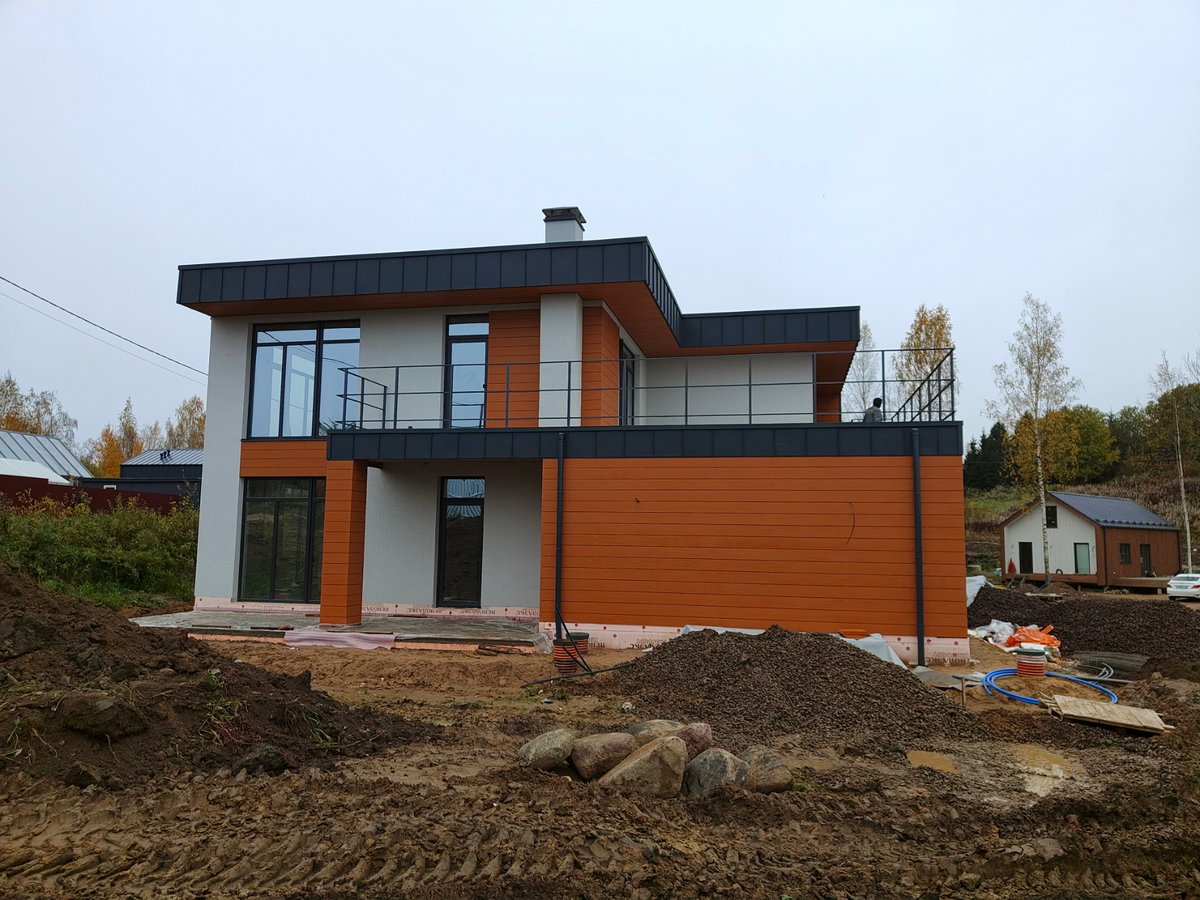 Дом из газобетона