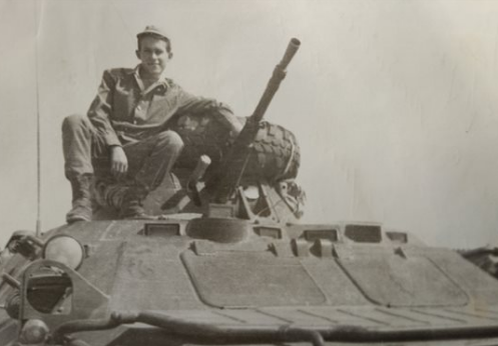 Сержант ПВ КГБ СССР В. Самсонов