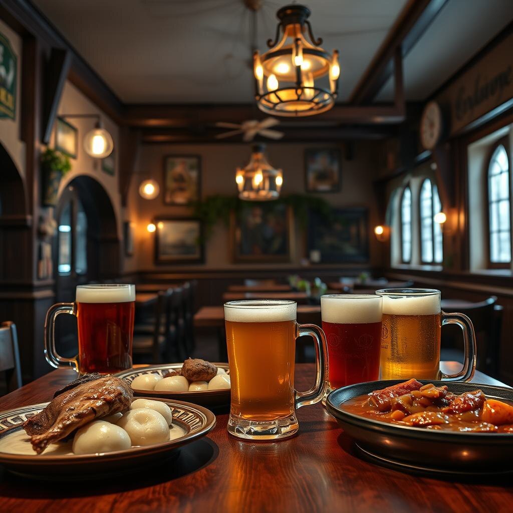 В чешской пивной