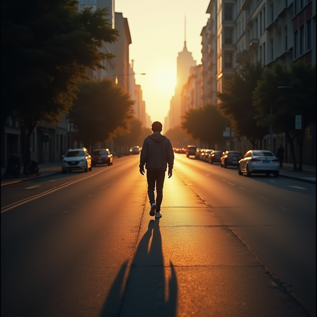 Одиночество взрослого мира, где дружба ускользает, как исчезающий свет на горизонте.