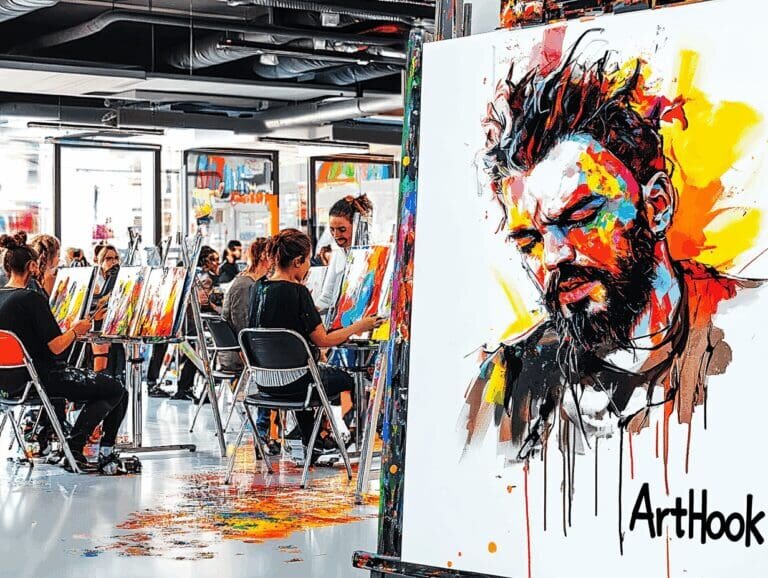    Художник на мероприятие в Москве: создайте уникальные воспоминания с мастер-классом по живописи для ваших гостей Art-Hook.Ru